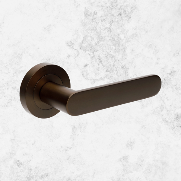 Zanda Duke Lever Set Door Handle Ember Bronze
