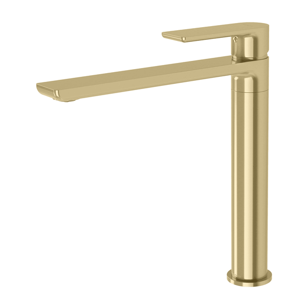 Phoenix Gloss MKII Sink Mixer Brushed Gold