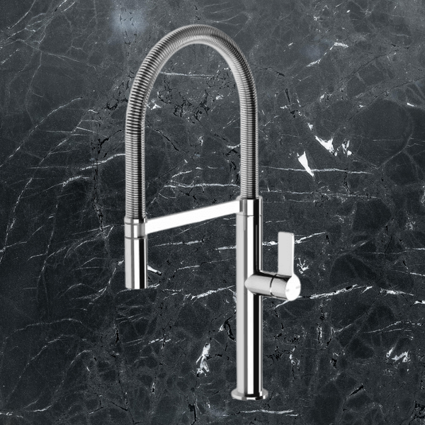Phoenix Prize Flexible Coil Sink Mixer 220mm Lead Free Chrome