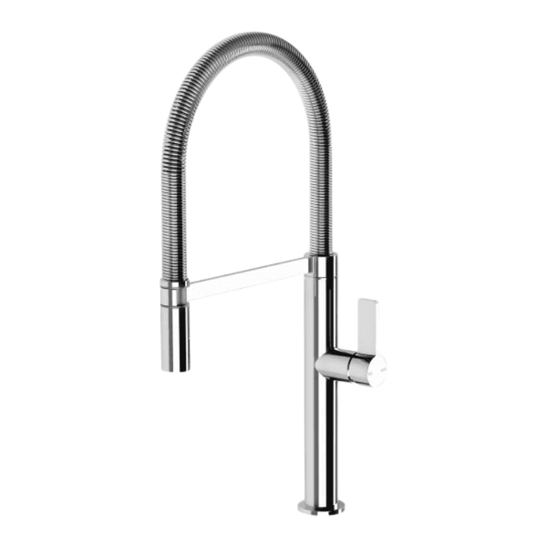 Phoenix Prize Flexible Coil Sink Mixer 220mm Lead Free Chrome