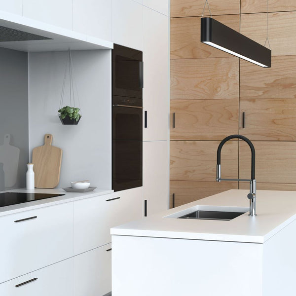 Phoenix Blix Flexible Hose Chrome Sink Mixer Round Lead Free