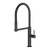 Phoenix Blix Flexible Hose Matte Black Sink Mixer Round