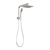Phoenix Lexi Compact Twin Shower Brushed Nickel