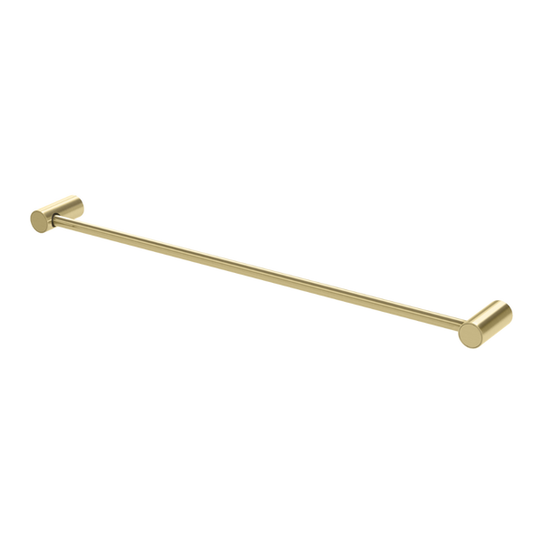 Phoenix Vivid Slimline Single Towel Rail 600mm  Brushed Gold