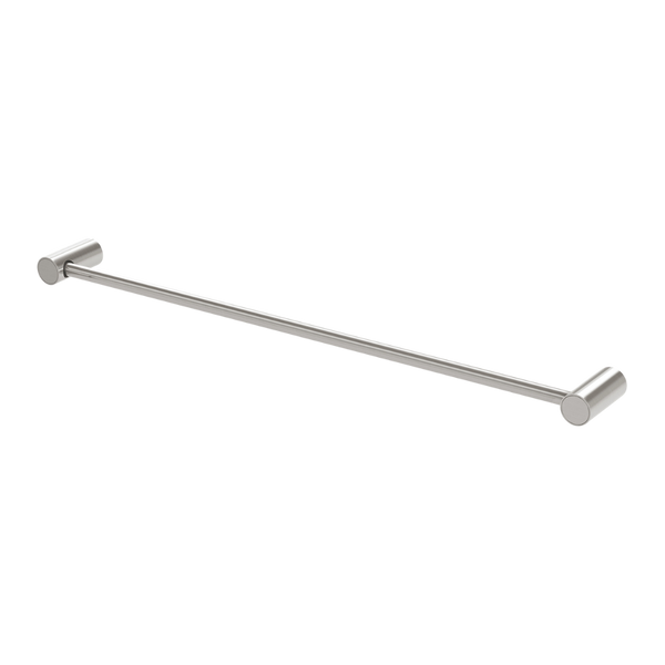 Phoenix Vivid Slimline Single Towel Rail 600mm Brushed Nickel