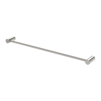 Phoenix Vivid Slimline Single Towel Rail 600mm Brushed Nickel