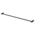 Vivid Slimline Single Towel Rail 800mm Matte Black