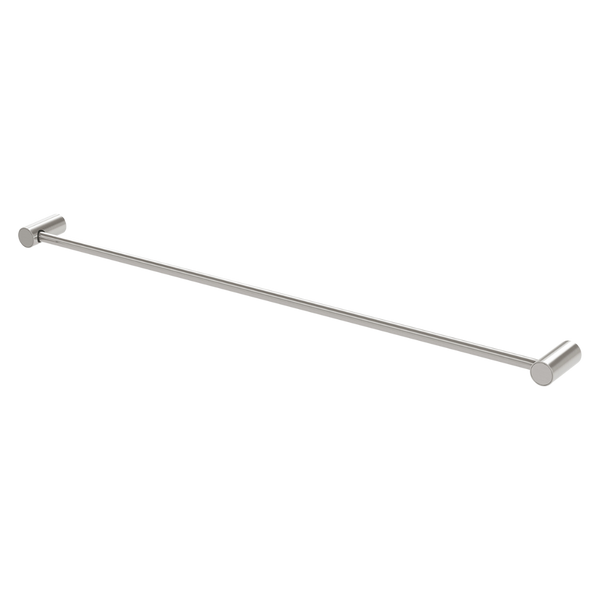 Phoenix Vivid Slimline Single Towel Rail 800mm Brushed Nickel