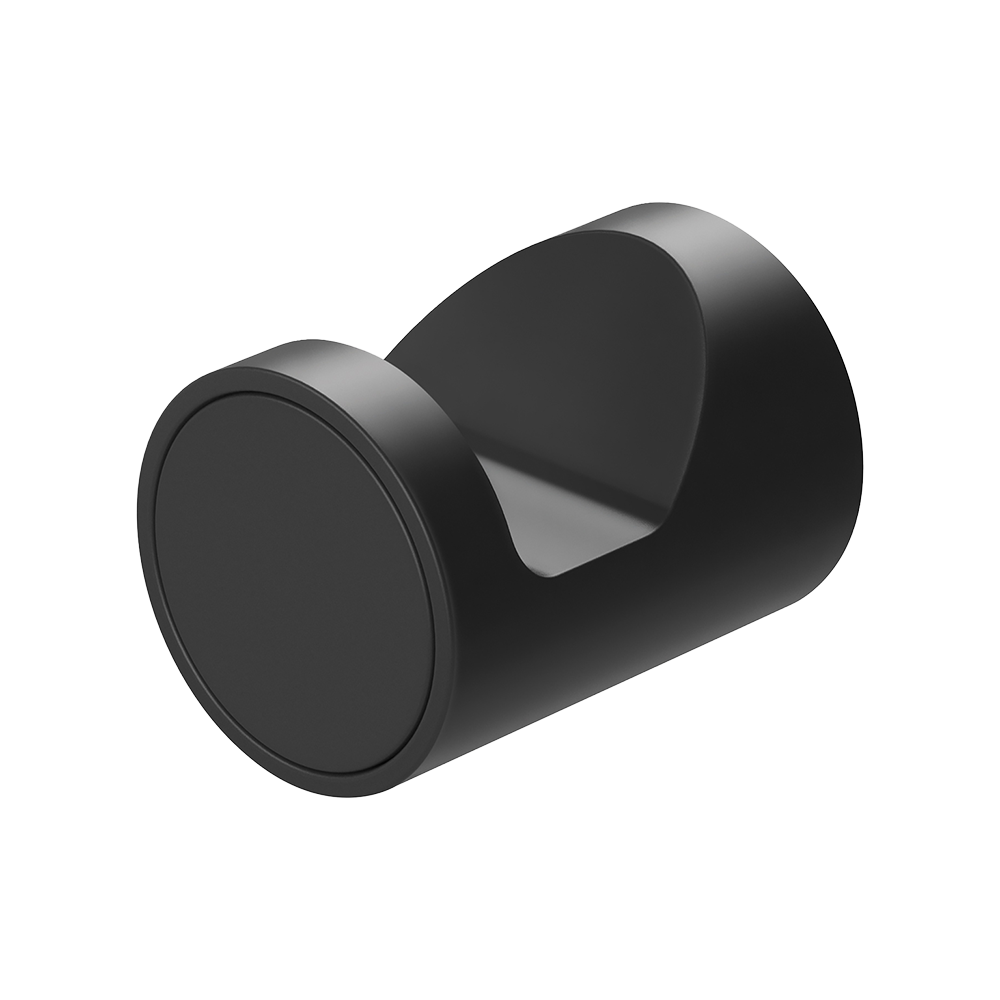 Phoenix Vivid Slimline Robe Hook Matte Black – Buildmat