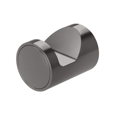 Phoenix Vivid Slimline Robe Hook Brushed Carbon