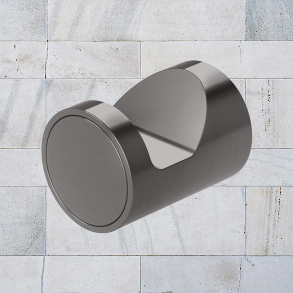 Phoenix Vivid Slimline Robe Hook Brushed Carbon