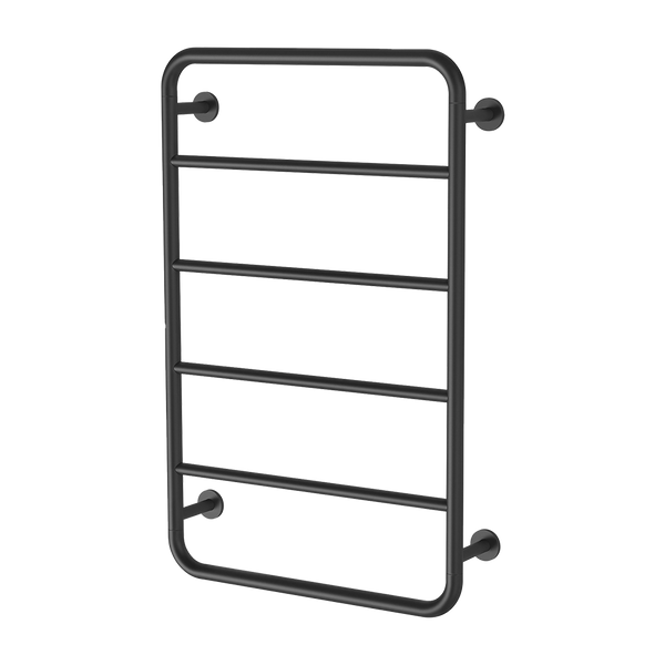 Phoenix Vivid Slimline Towel Ladder 800 X 500mm Matte Black
