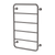 Phoenix Vivid Slimline Towel Ladder 800 X 500mm Brushed Carbon