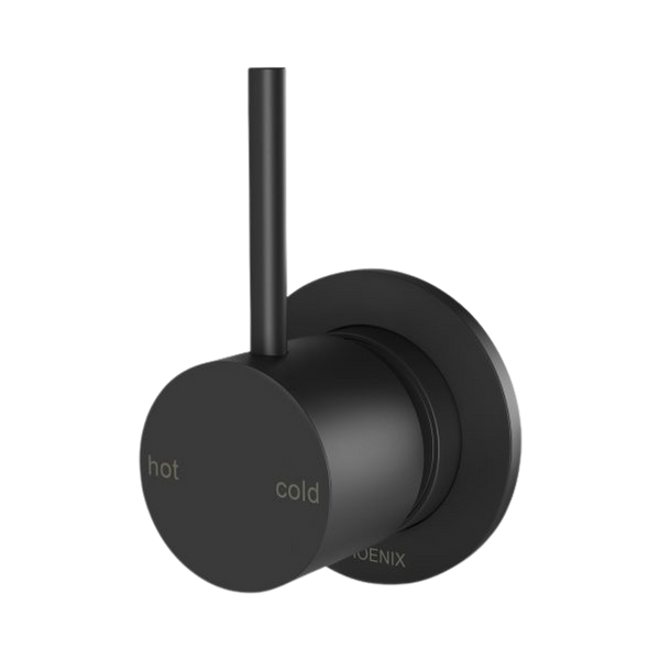 Phoenix Vivid Slimline Up Shower / Wall Mixer Lead Free Matte Black