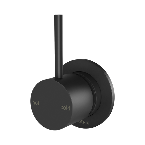 Phoenix Vivid Slimline Up Shower / Wall Mixer Lead Free Matte Black