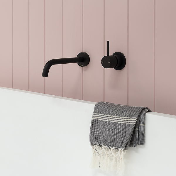 Phoenix Vivid Slimline Up Shower / Wall Mixer Lead Free Matte Black