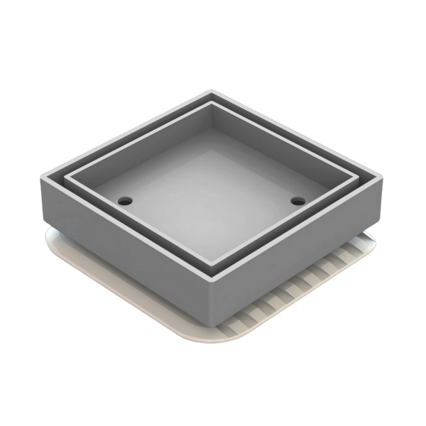 Art Australia 100mm Square Bermuda Megaflex 50mm Outlet Chrome