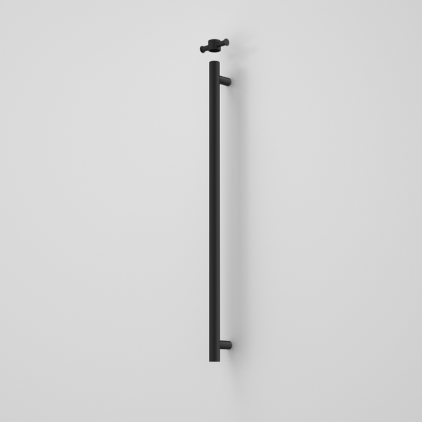 Caroma Liano II Heated Towel Rail Vertical Matte Black