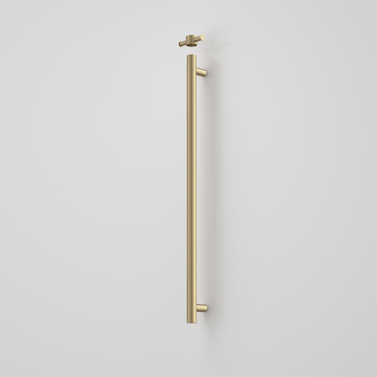 Liano II Heated Towel Rail Vertical Brushed Brass (Transformer not included)