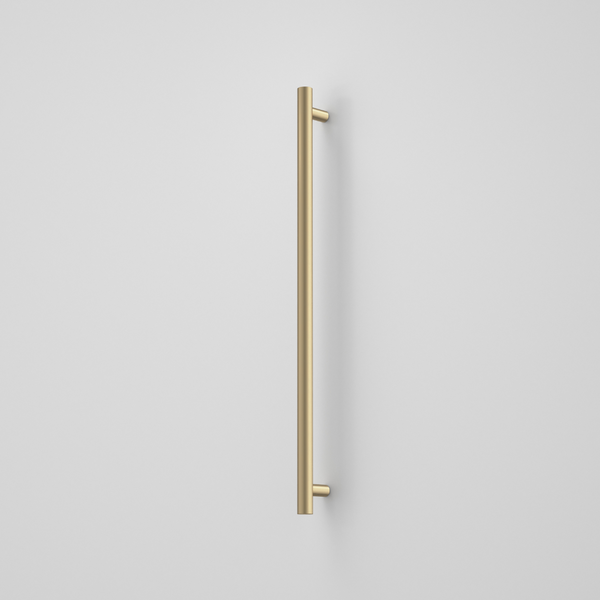 Caroma Liano II Heated Towel Rail Vertical Brushed Brass