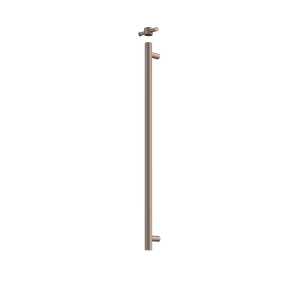 Caroma Liano II Heated Towel Rail Vertical Brushed Bronze