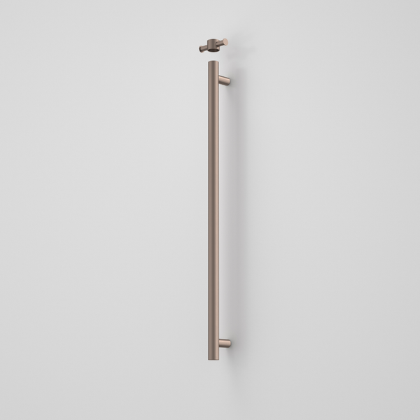Caroma Liano II Heated Towel Rail Vertical Brushed Bronze