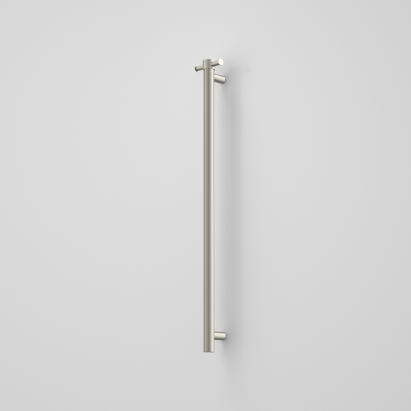 Caroma Liano II Heated Towel Rail Vertical Brushed Nickel