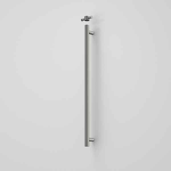Caroma Liano II Heated Towel Rail Vertical Gunmetal