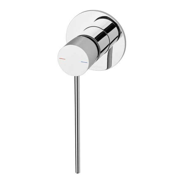 Phoenix Vivid Slimline SwitchMix Shower / Wall Mixer with Extended Lever (Complete Kit) Chrome