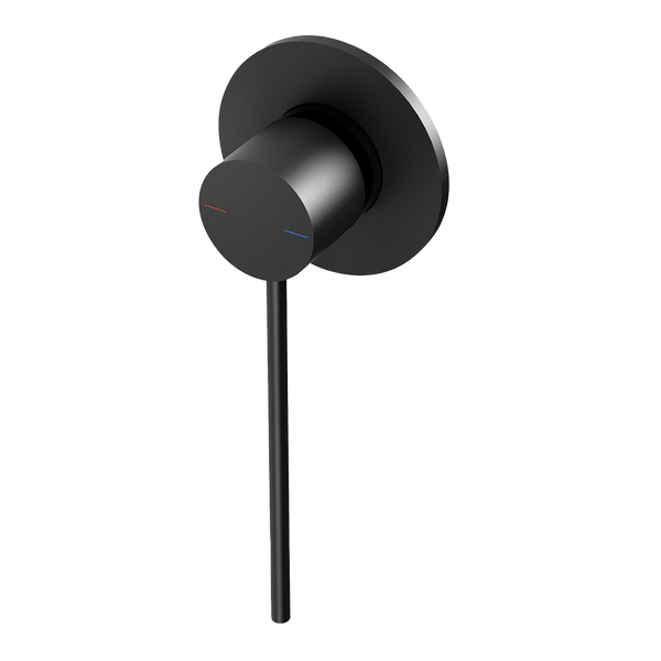 Phoenix Vivid Slimline Shower / Wall Mixer with Extended Lever Matte Black