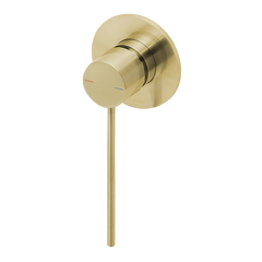 Phoenix Vivid Slimline SwitchMix Shower / Wall Mixer with Extended Lever (Complete Kit) Brushed Gold