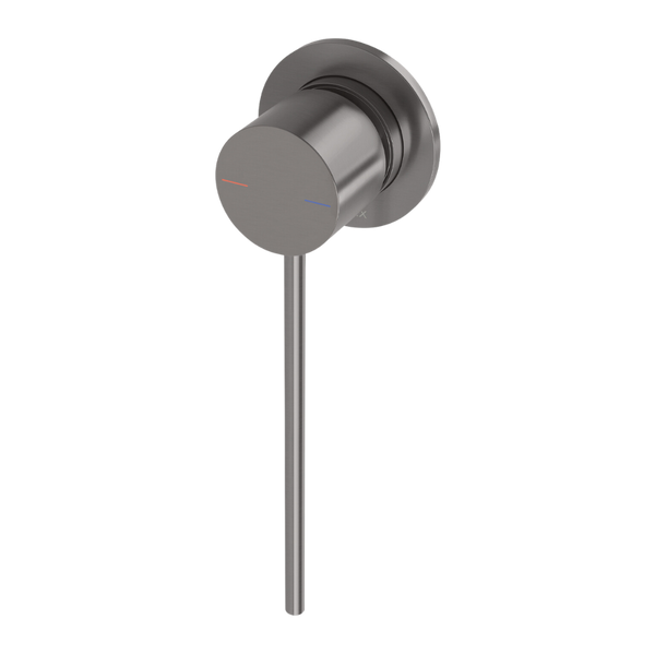 Phoenix Vivid Slimline SwitchMix Shower / Wall Mixer 60mm Backplate and Extended Lever Brushed Carbon