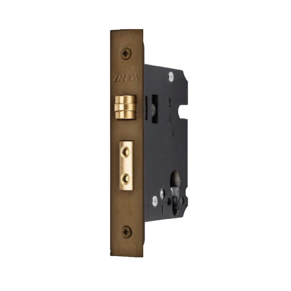 Zanda Roller Euro Mortice Lock Ember Bronze