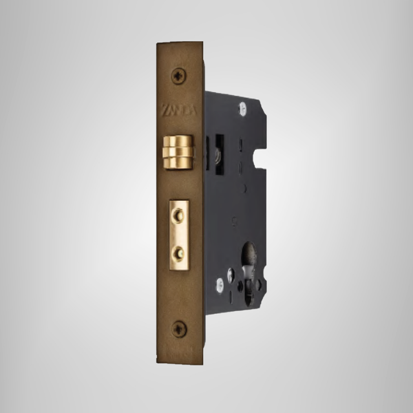 Zanda Roller Euro Mortice Lock Ember Bronze