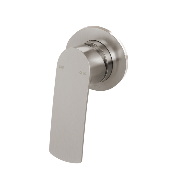 Phoenix Mekko SwitchMix Shower / Wall Mixer Round Plate (Complete Kit) Brushed Nickel Lead Free
