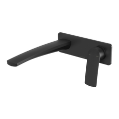 Phoenix Mekko SwitchMix Wall Basin / Bath Mixer Set 200mm (Complete Kit) Lead Free Matte Black