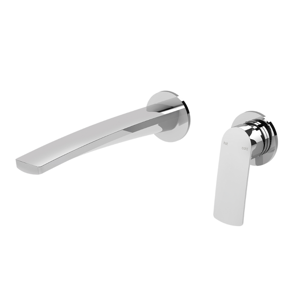 Phoenix Mekko SwitchMix Wall Basin / Bath Mixer Set 200mm Round Plates (Fit-Off Kit Only) Lead Free Chrome