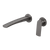 Phoenix Mekko SwitchMix Wall Basin / Bath Mixer Set 200mm Round Plates (Fit-Off Kit Only) Lead Free Brushed Carbon