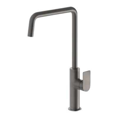 Mekko Brushed Gunmetal Sink Mixer 190mm Squareline