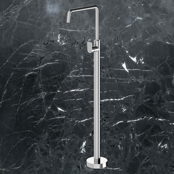 Phoenix Mekko Floor Mounted Bath Mixer Chrome