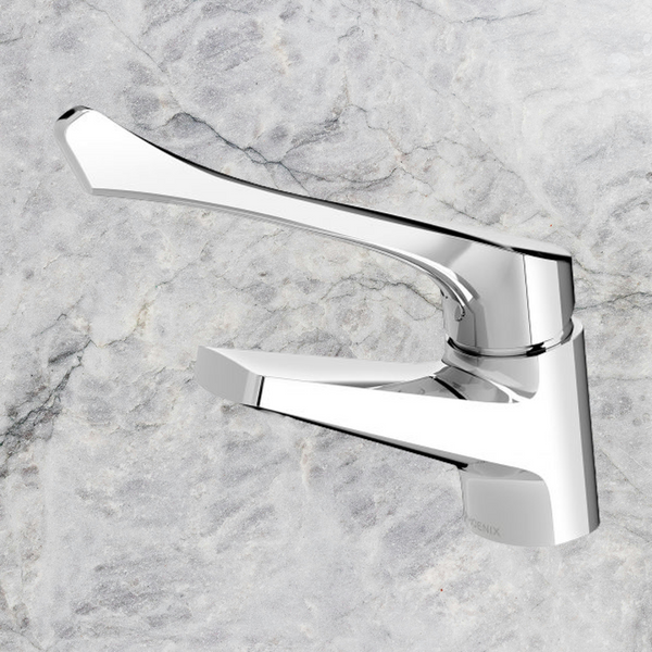 Phoenix Ivy MKII Extended Handle Fixed Basin Mixer Chrome