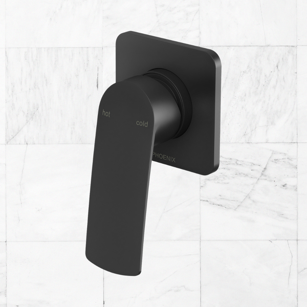 Phoenix Mekko SwitchMix Shower / Wall Mixer Matte Black (Complete Kit) Lead Free