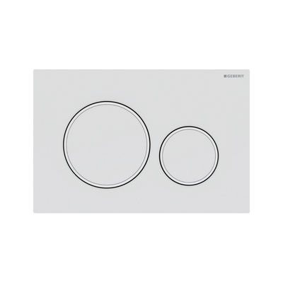 Geberit Sigma 20 Round Dual Flush Button Matte White