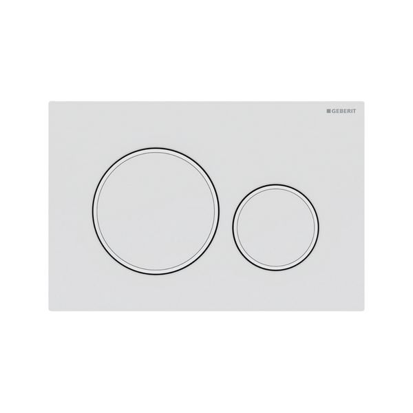 Geberit Sigma 20 Round Dual Flush Button Matte White