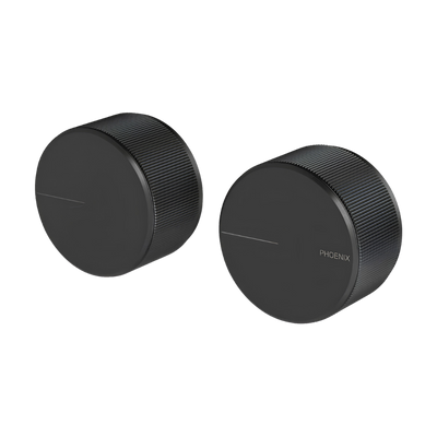 Phoenix Axia Wall Top Assemblies 15mm Extended Spindles Matte Black