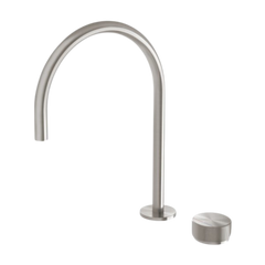 Phoenix Axia Hob Sink Mixer Set 220mm Gooseneck Lead Free Brushed Nickel