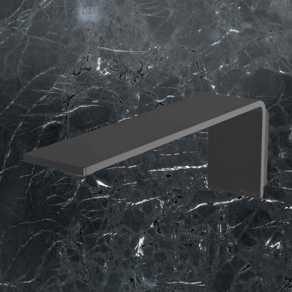 Phoenix Axia Wall Basin / Bath Outlet 200mm Matte Black