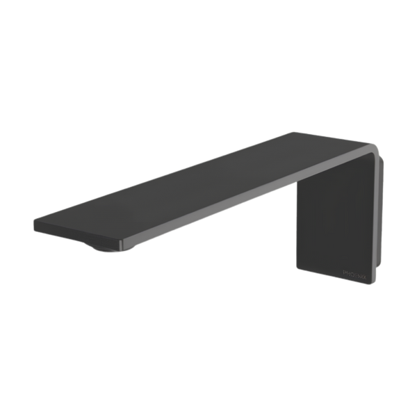 Phoenix Axia Wall Basin / Bath Outlet 200mm Matte Black