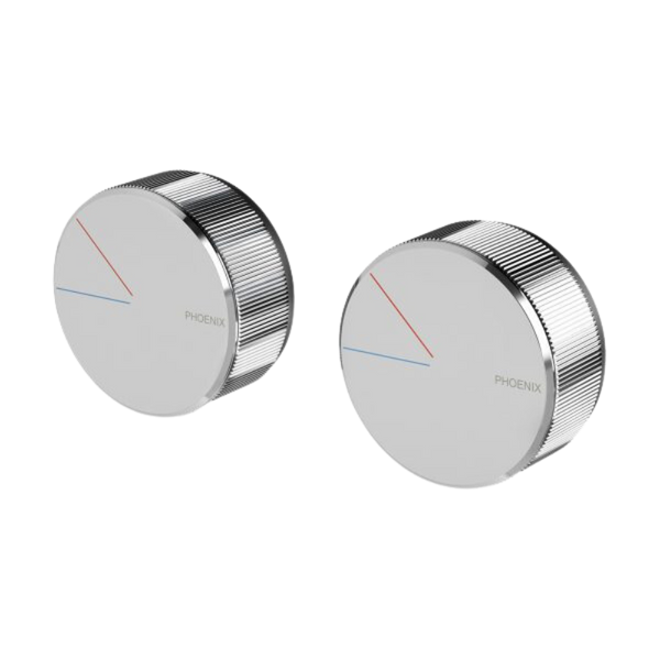 Phoenix Axia Twin Shower Mixer / Wall Mixer Chrome