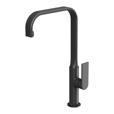 Teel Sink Mixer 200mm Squareline Matte Black